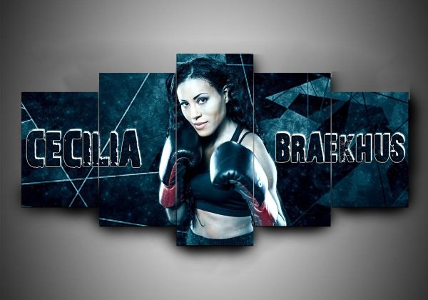 Boxing - Cecilia Br??Khus - Sport 5 Panel Canvas Art Wall Decor