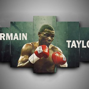 Boxing - Jermain Taylor - Sport 5 Panel Canvas Art Wall Decor