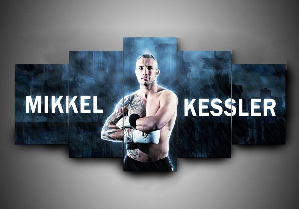 Boxing - Mikkel Kessler - Sport 5 Panel Canvas Art Wall Decor