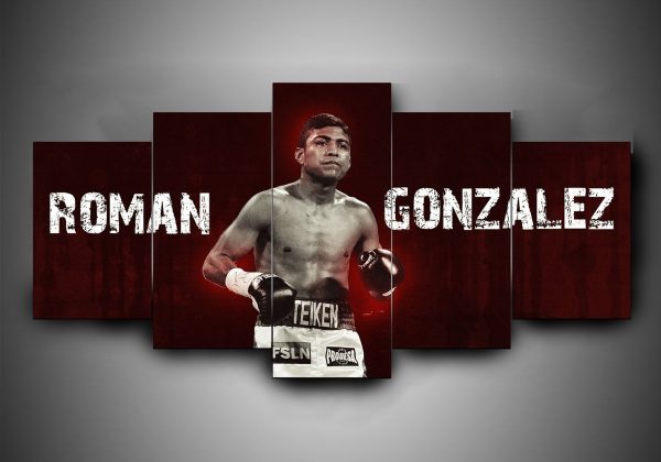 Boxing - Rom??N Gonz??Lez - Sport 5 Panel Canvas Art Wall Decor