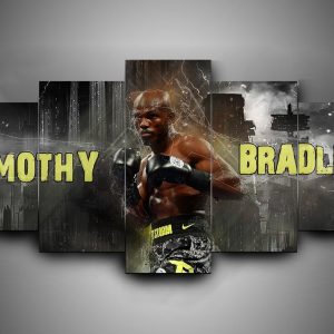 Boxing - Timothy Bradley - Sport 5 Panel Canvas Art Wall Decor