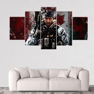 Buck Rainbow Six Siege - Gaming 5 Panel Canvas Art Wall Decor