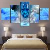 Buddha 35 - Religion 5 Panel Canvas Art Wall Decor