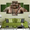 Buddha 36 - Religion 5 Panel Canvas Art Wall Decor