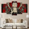 Buddha 58 - Religion 5 Panel Canvas Art Wall Decor