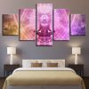 Buddha Art Buddhism Yoga - Religion 5 Panel Canvas Art Wall Decor