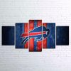 Buffalo Bills Football - 5 Panel Canvas Art Wall Decor