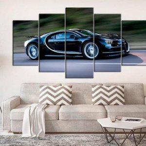 Bugatti Divo Car 1 - Automative 5 Panel Canvas Art Wall Decor