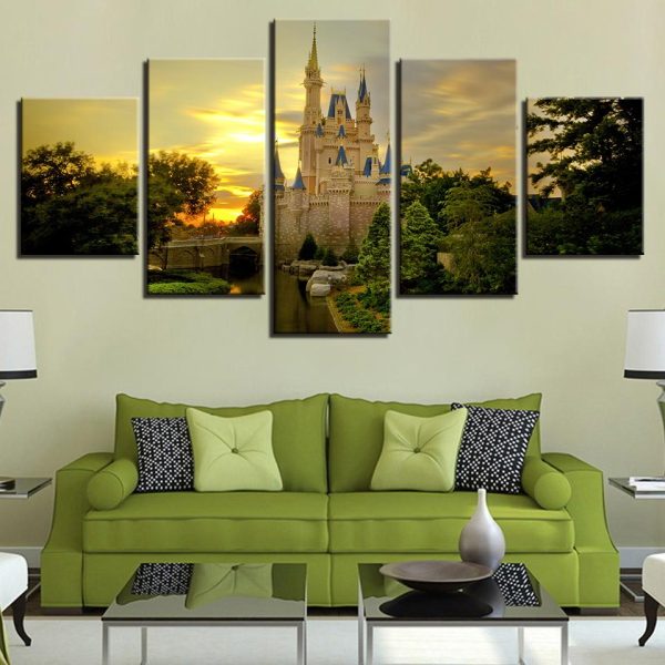 Building 51 - Nature 5 Panel Canvas Art Wall Decor