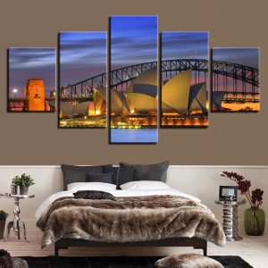 Building 54 - Nature 5 Panel Canvas Art Wall Decor