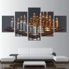 Bullet Chess - Abstract 5 Panel Canvas Art Wall Decor