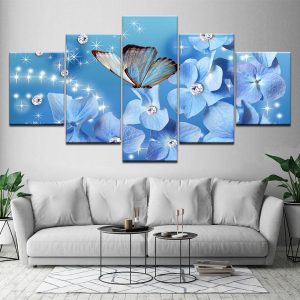 Butterfly 34 - Animal 5 Panel Canvas Art Wall Decor