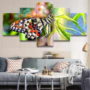 Butterfly 37 - Animal 5 Panel Canvas Art Wall Decor