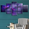 Butterfly Flower 13 - Nature 5 Panel Canvas Art Wall Decor