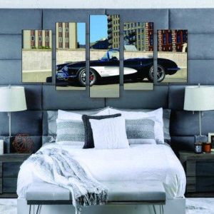 C1 Corvette - Automative 5 Panel Canvas Art Wall Decor