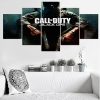 Call Of Duty Black Ops Poster Gaming - 5 Panel Canvas Art Wall Decor