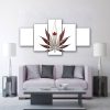 Cannabis Canada - Abstract 5 Panel Canvas Art Wall Decor