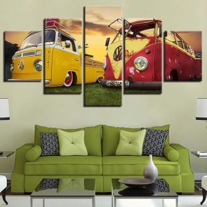 Car 32 - Automative 5 Panel Canvas Art Wall Decor