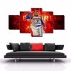 Carmelo Anthony Of New York - Famous Person 5 Panel Canvas Art Wall Decor