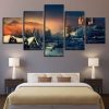 Castle House 9 - Nature 5 Panel Canvas Art Wall Decor