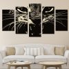 Cat - Abstract Animal 5 Panel Canvas Art Wall Decor