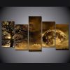 Celestial Body - Nature 5 Panel Canvas Art Wall Decor