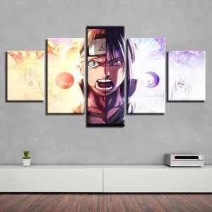 Character Naruto 1 - Anime 5 Panel Canvas Art Wall Decor