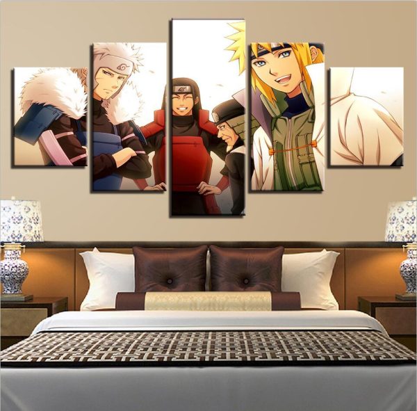 Character Naruto 11 - Anime 5 Panel Canvas Art Wall Decor