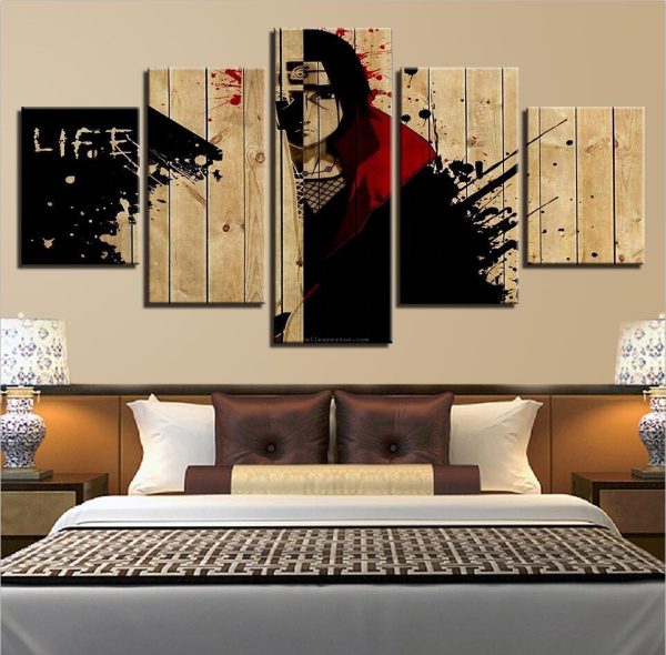 Character Naruto 12 - Anime 5 Panel Canvas Art Wall Decor