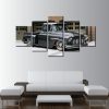 Chevrolet 3100 Black 1955 Car - 5 Panel Canvas Art Wall Decor