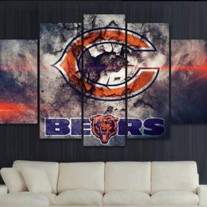 Chicago Bears 2 Sport - 5 Panel Canvas Art Wall Decor