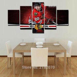 Chicago Blackhawks Player Duncan Keith - Sport 5 Panel Canvas Art Wall Decor