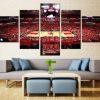 Chicago Bulls 4 - Sport 5 Panel Canvas Art Wall Decor