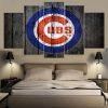 Chicago Cubs 1 Sport - 5 Panel Canvas Art Wall Decor