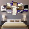 Christian Religion Cross Jesus - Religion 5 Panel Canvas Art Wall Decor