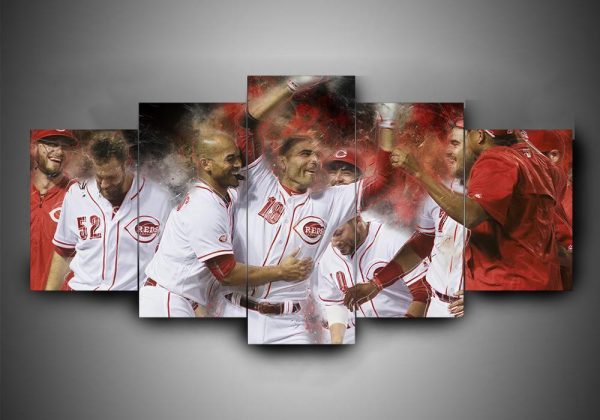 Cincinnati Reds - Sport 5 Panel Canvas Art Wall Decor