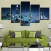 City Building 25 - Nature 5 Panel Canvas Art Wall Decor