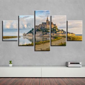 City Building 35 - Nature 5 Panel Canvas Art Wall Decor