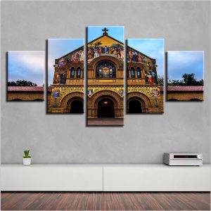 City Building 38 - Nature 5 Panel Canvas Art Wall Decor