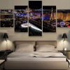 City - Nature 5 Panel Canvas Art Wall Decor