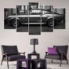 Classic Ford Mustang Gt500 Eleanor Car & Motor - 5 Panel Canvas Art Wall Decor