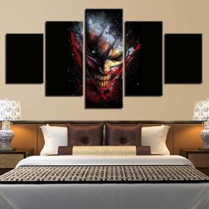 Clown 2 - Movie 5 Panel Canvas Art Wall Decor