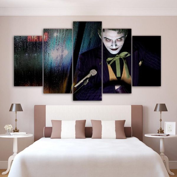 Clown - Famous Person 5 Panel Canvas Art Wall Decor