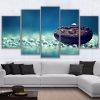 Coffee Dreamy Bean - Nature 5 Panel Canvas Art Wall Decor