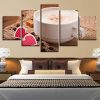 Coffee Drink 2 - Kitchen 5 Panel Canvas Art Wall Decor