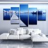 Cold Waters - Nature 5 Panel Canvas Art Wall Decor