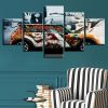 Colorful Car 1 - Automative 5 Panel Canvas Art Wall Decor