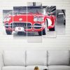 Corvette Old Car - Automative 5 Panel Canvas Art Wall Decor