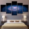 Cosmic Planetary Vortex 1 - Space 5 Panel Canvas Art Wall Decor