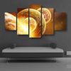 Cosmos Galaxy Space - Space 5 Panel Canvas Art Wall Decor